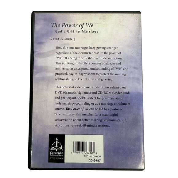The Power Of We Gods Gift To Marriage DVD And CDROM By David J Ludwig Concordia - Picture 2 of 4